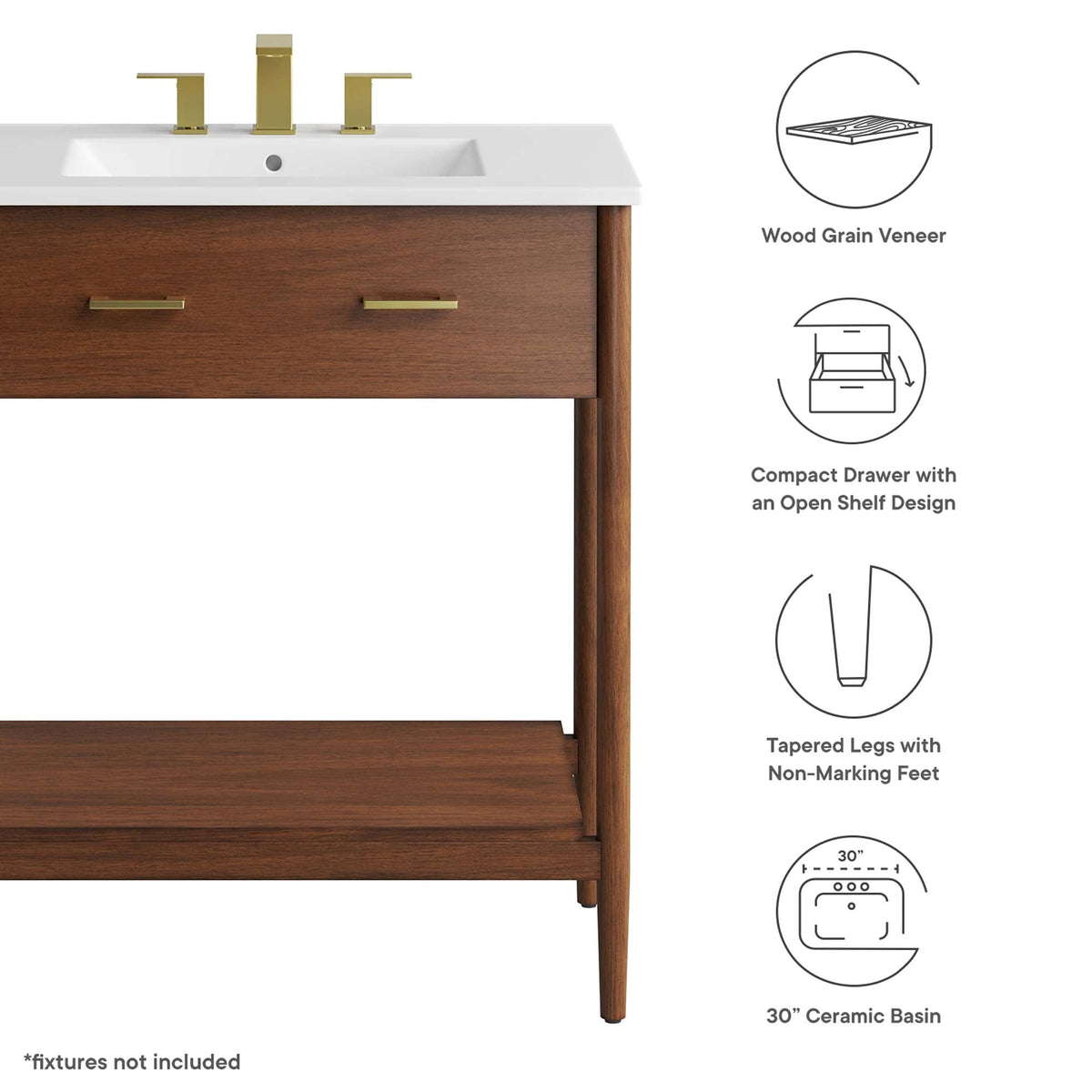 Zaire Bathroom Vanity by Modway