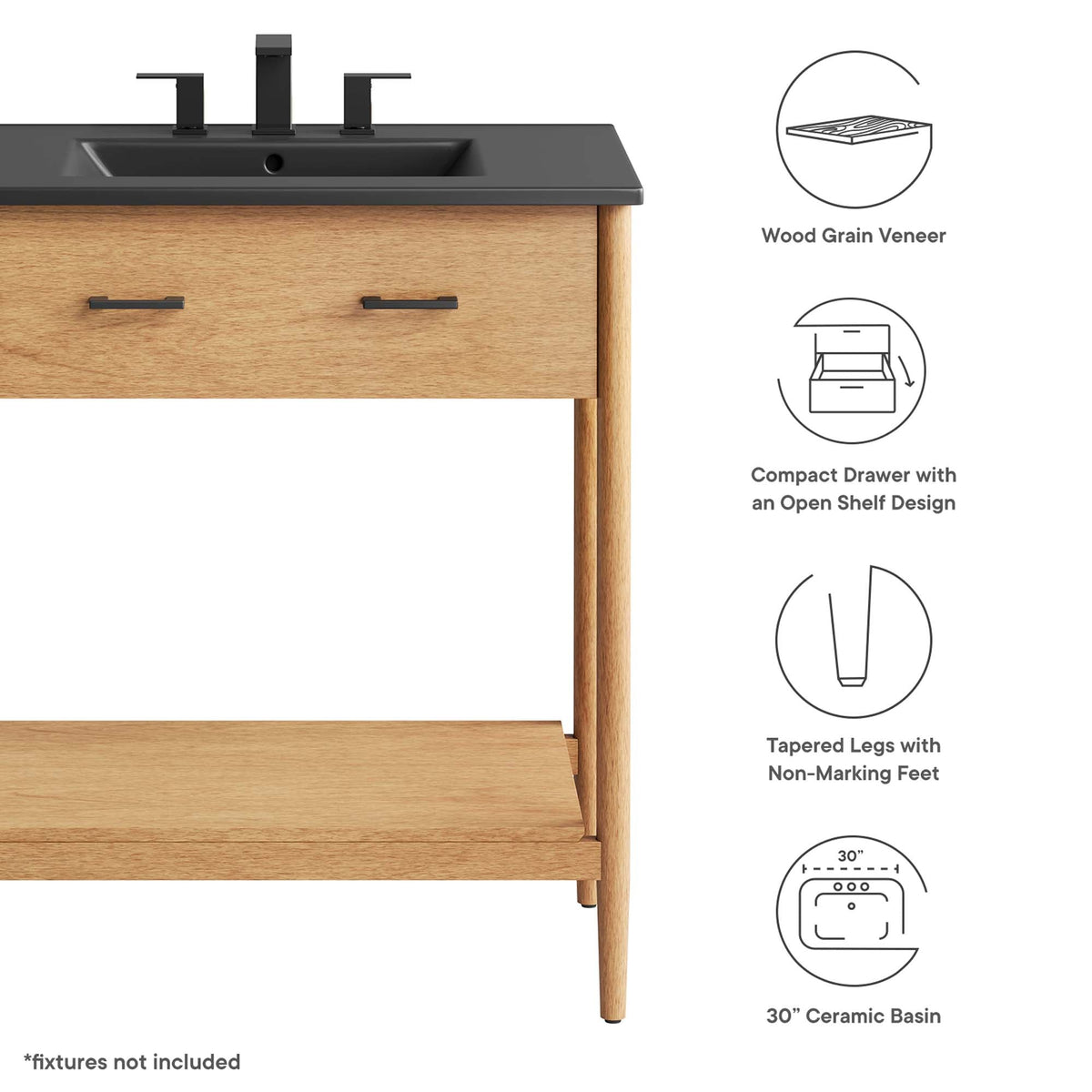 Zaire Bathroom Vanity by Modway