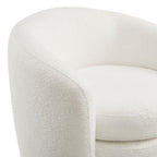 Affinity Upholstered Boucle Fabric Curved Back Armchair by Modway