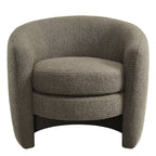 Affinity Upholstered Boucle Fabric Curved Back Armchair by Modway