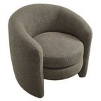 Affinity Upholstered Boucle Fabric Curved Back Armchair by Modway