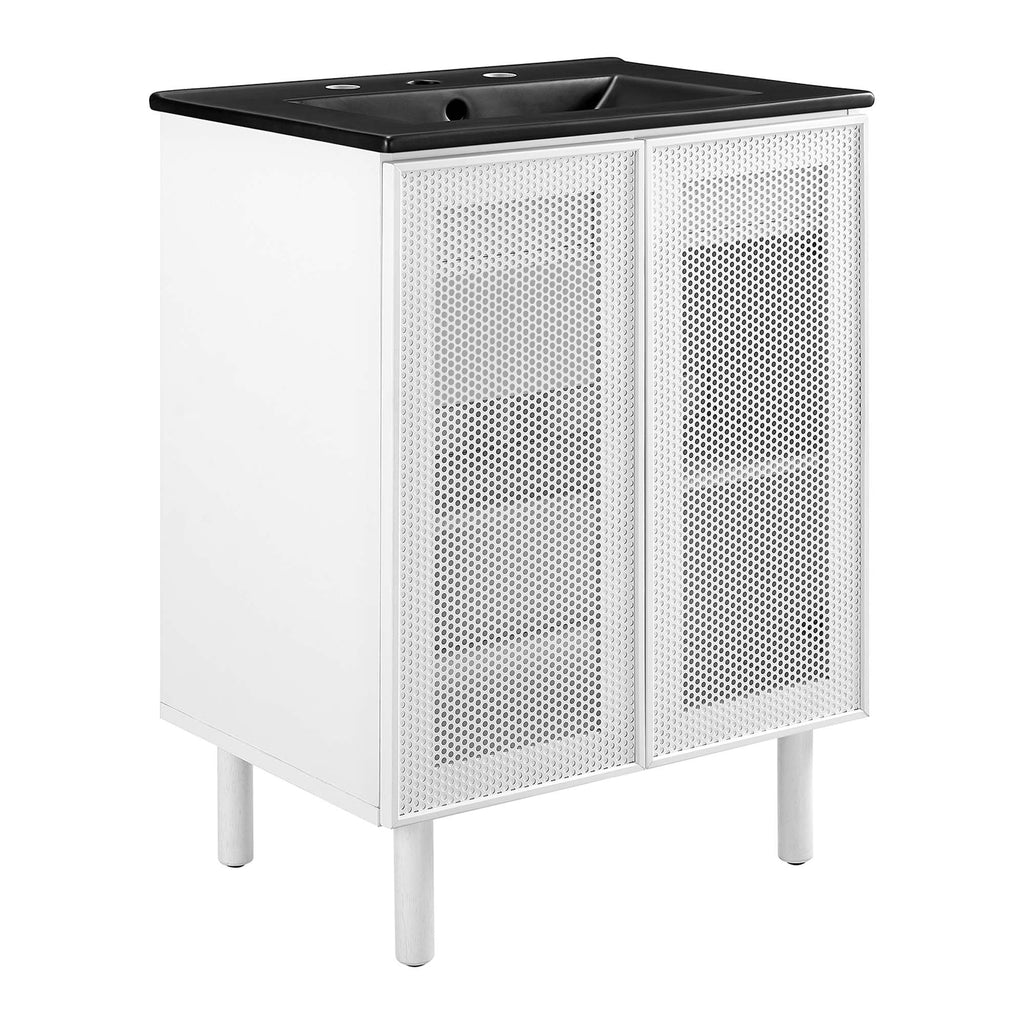 Calla 24" Perforated Metal Bathroom Vanity by Modway - EEI-6679