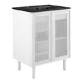 Calla 24" Perforated Metal Bathroom Vanity by Modway - EEI-6679