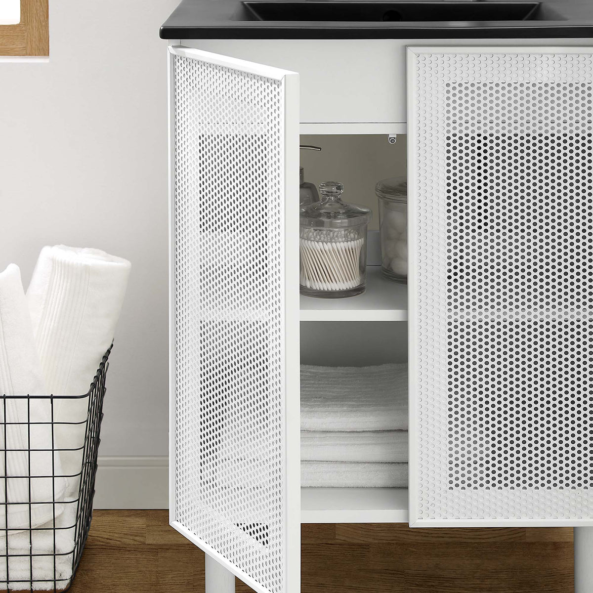 Calla 24" Perforated Metal Bathroom Vanity by Modway - EEI-6679