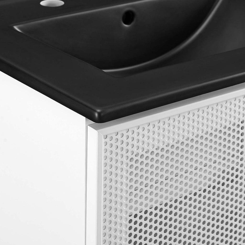 Calla 24" Perforated Metal Bathroom Vanity by Modway - EEI-6679