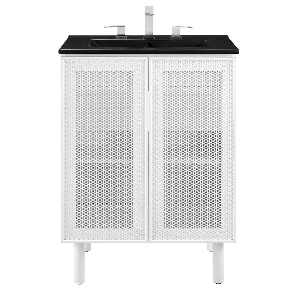 Calla 24" Perforated Metal Bathroom Vanity by Modway - EEI-6679
