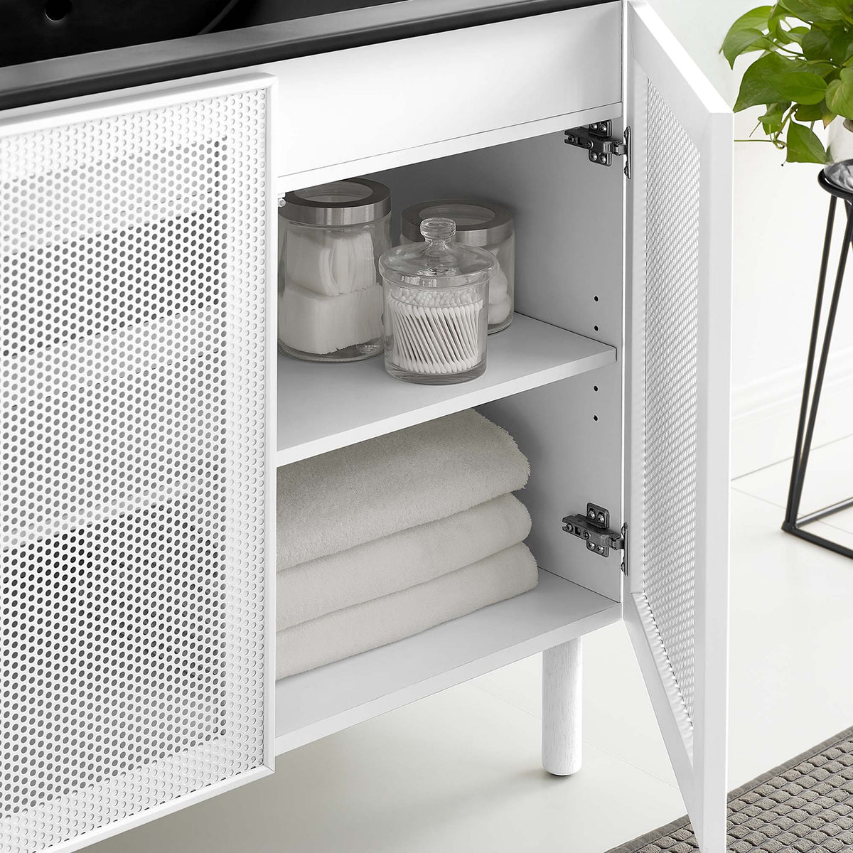 Calla 36" Perforated Metal Bathroom Vanity by Modway - EEI-6680