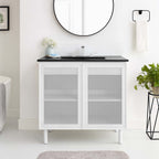 Calla 36" Perforated Metal Bathroom Vanity by Modway - EEI-6680