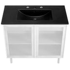 Calla 36" Perforated Metal Bathroom Vanity by Modway - EEI-6680