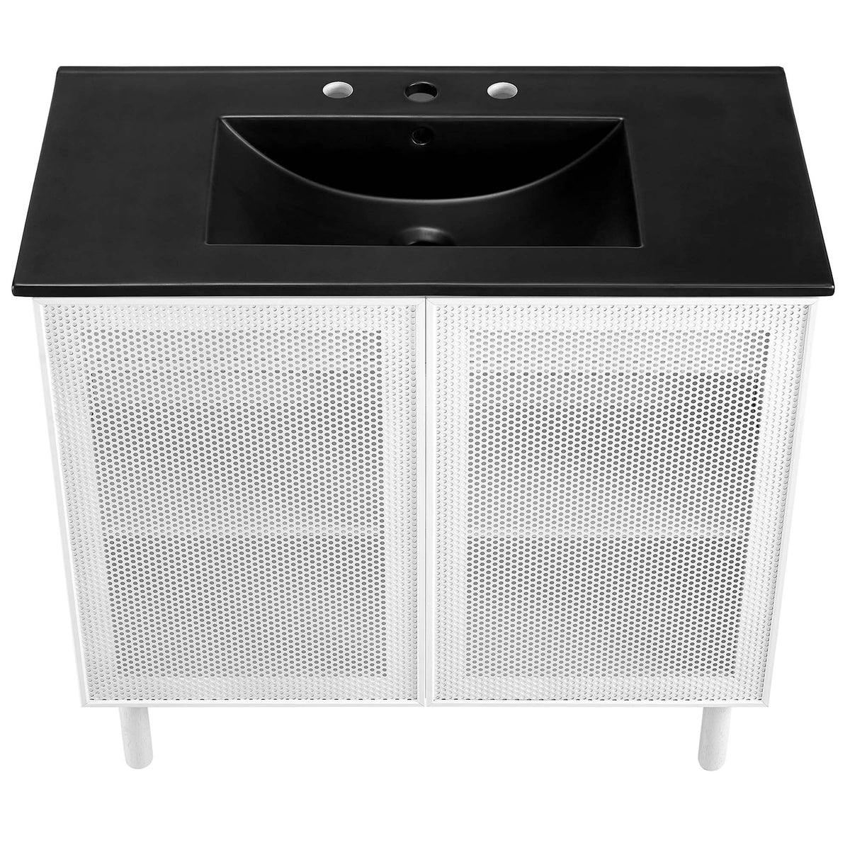 Calla 36" Perforated Metal Bathroom Vanity by Modway - EEI-6680