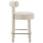 Toulouse Boucle Fabric Counter Stool Set of 2 by Modway