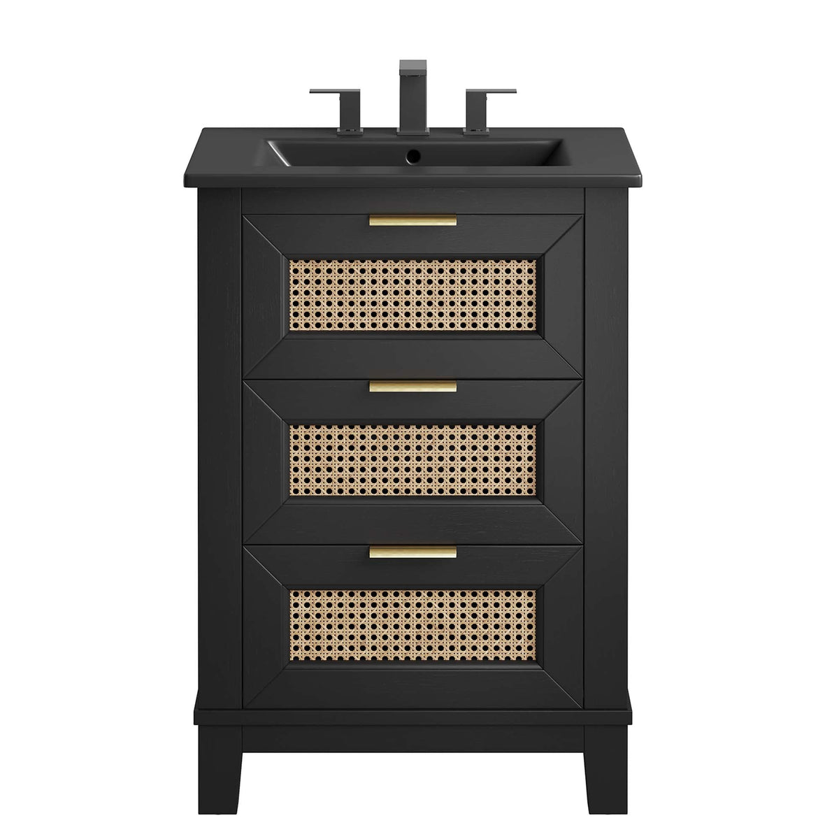 Dixie Solid Wood Bathroom Vanity Cabinet by Modway