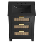 Dixie Solid Wood Bathroom Vanity Cabinet by Modway