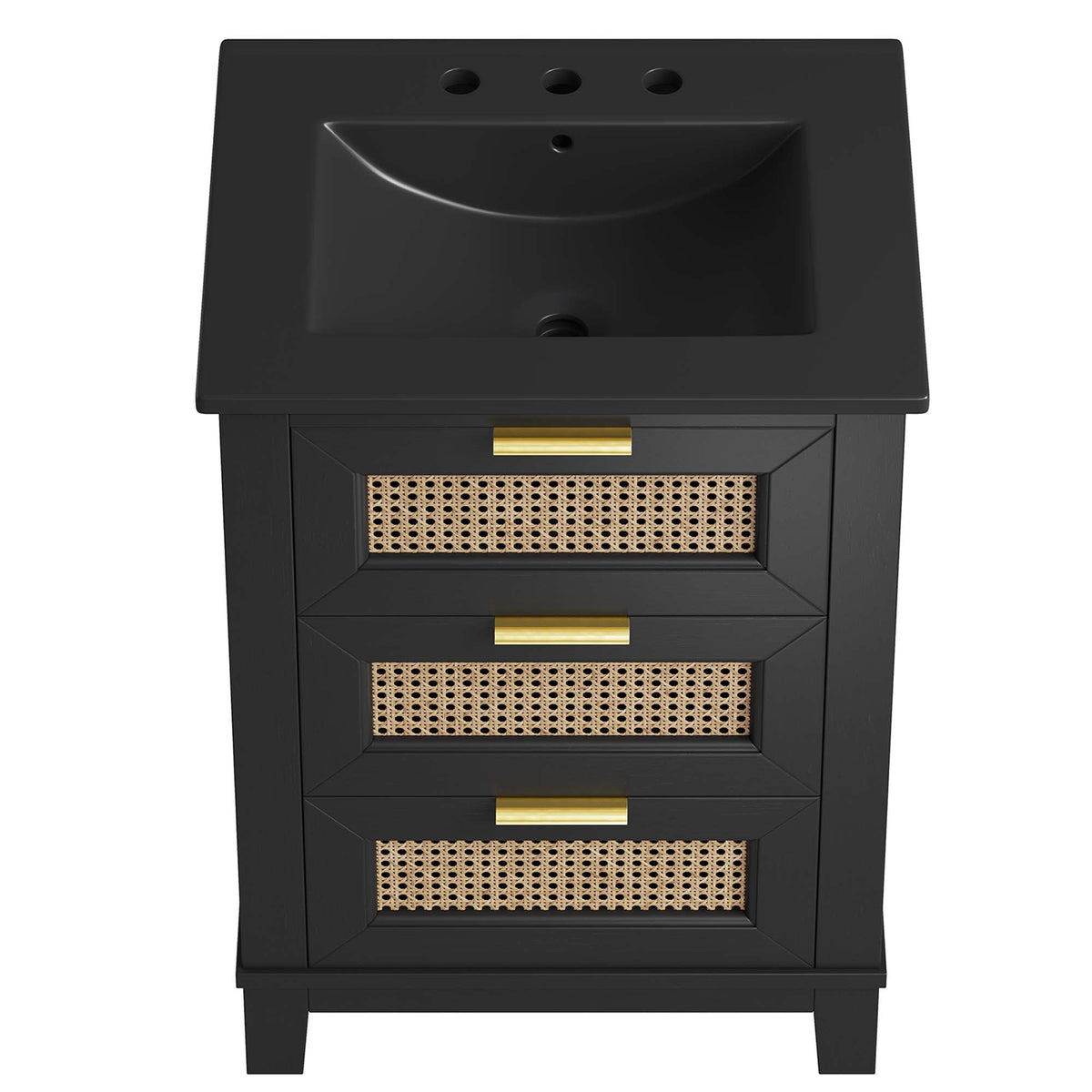 Dixie Solid Wood Bathroom Vanity Cabinet by Modway
