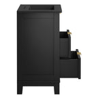 Dixie Solid Wood Bathroom Vanity Cabinet by Modway