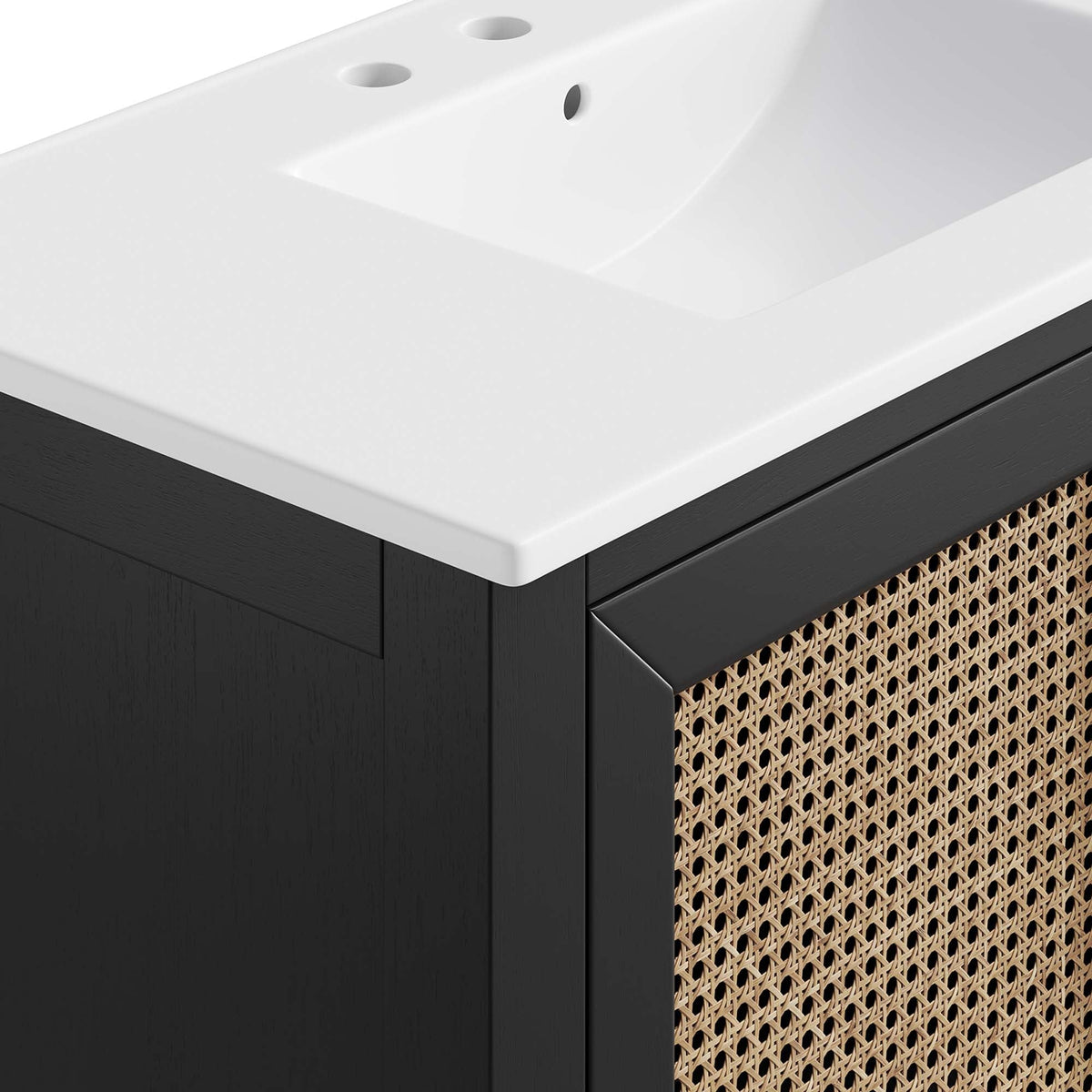 Dixie Solid Wood Bathroom Vanity Cabinet by Modway
