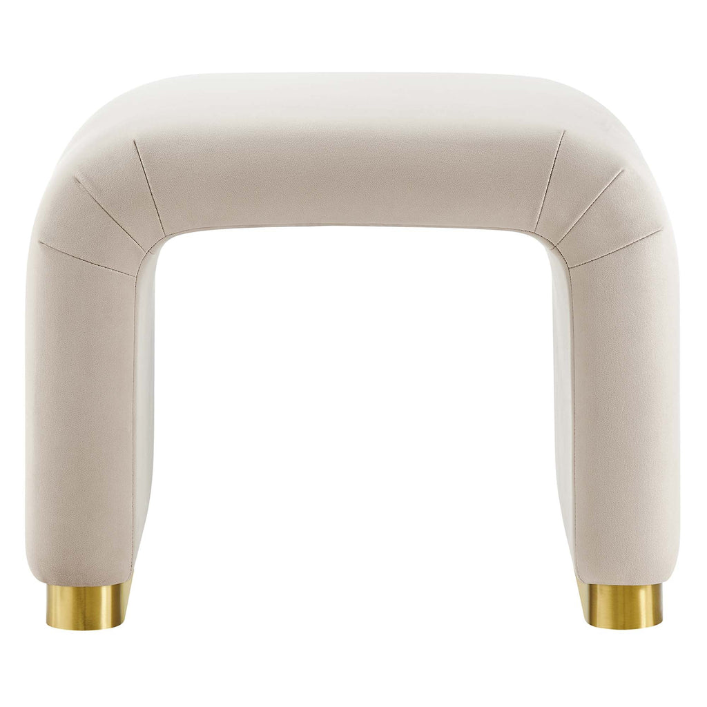 Koda Performance Velvet Waterfall Stool by Modway