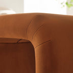 Koda Performance Velvet Waterfall Stool by Modway