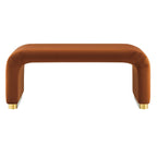 Koda Performance Velvet Waterfall Ottoman by Modway