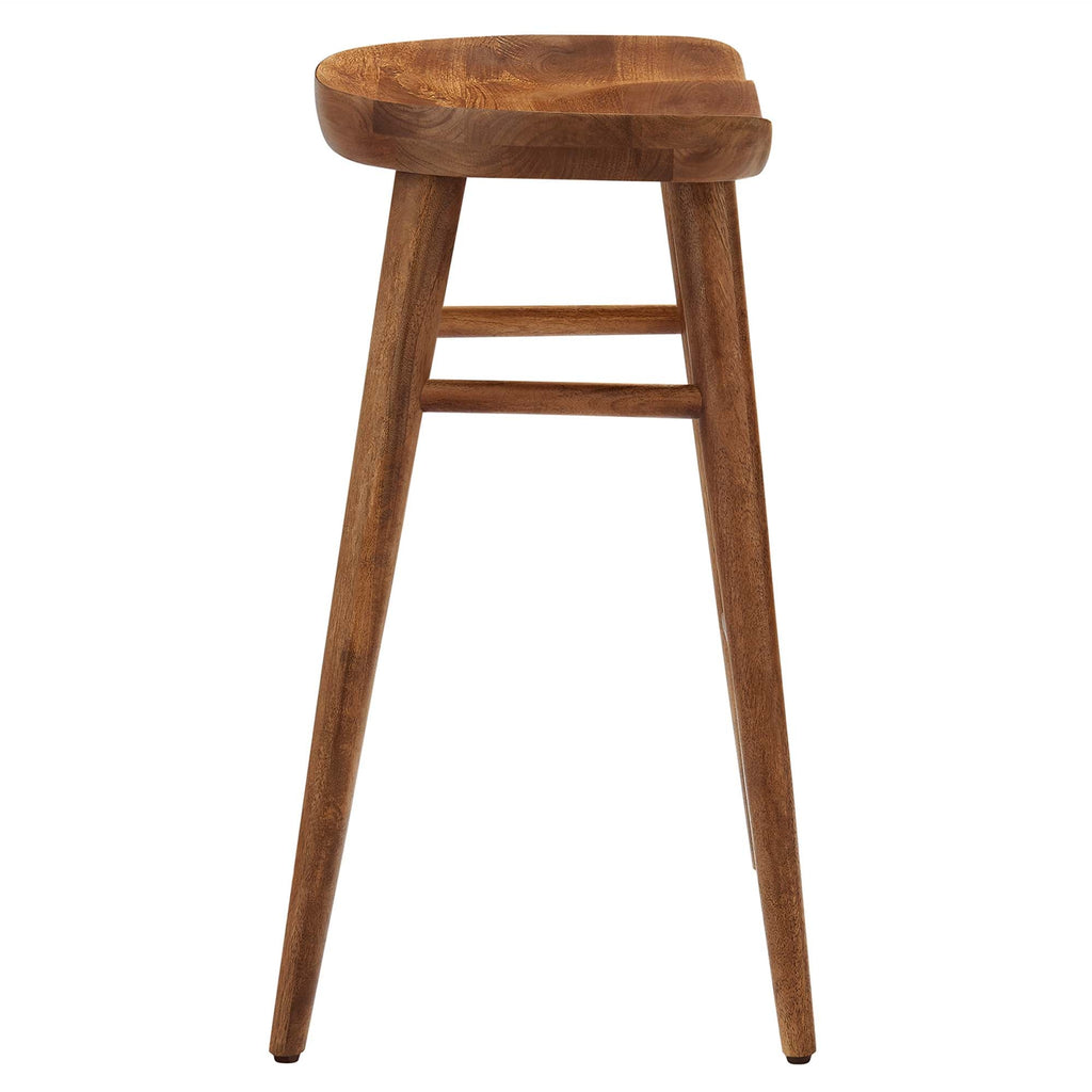 Saville Backless Wood Counter Stools Set of 2 by Modway