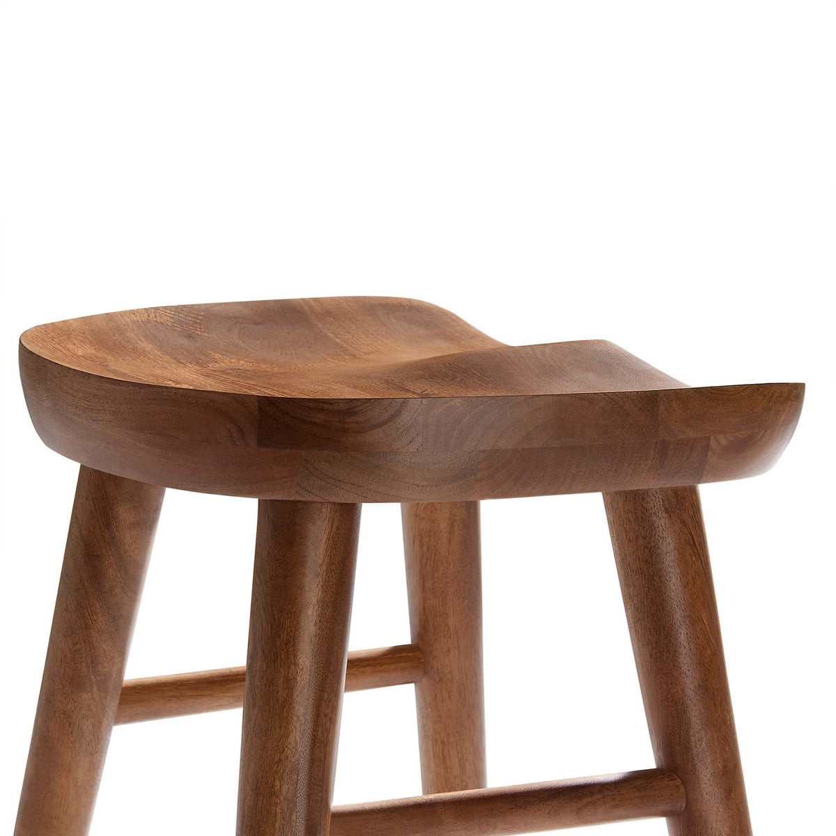 Saville Backless Wood Counter Stools Set of 2 by Modway