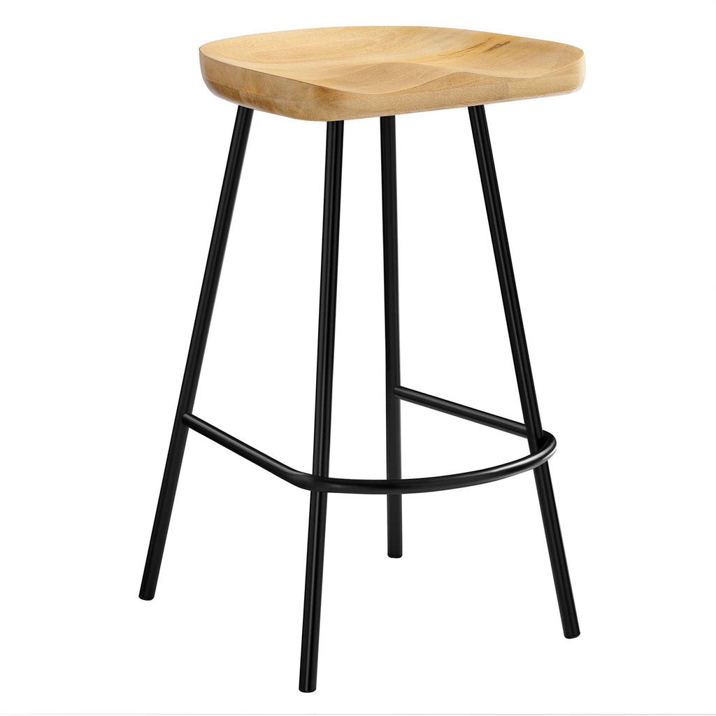 Concord Backless Wood Counter Stools Set of 2 by Modway