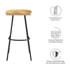 Concord Backless Wood Bar Stools Set of 2 by Modway
