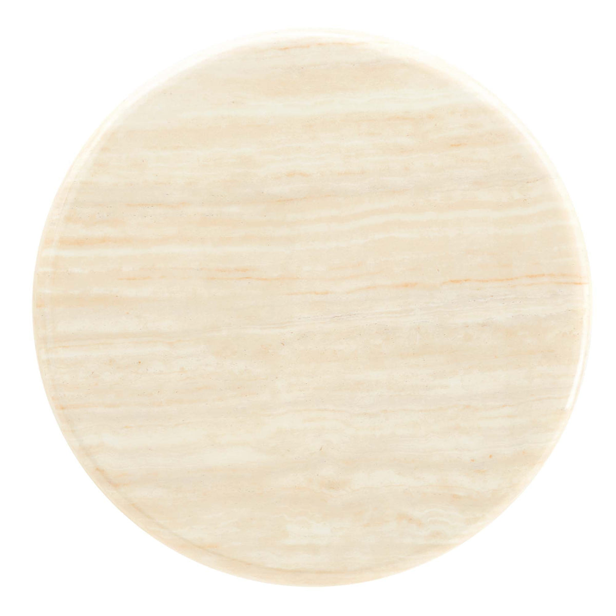 Lippa Round Faux Travertine Side Table by Modway