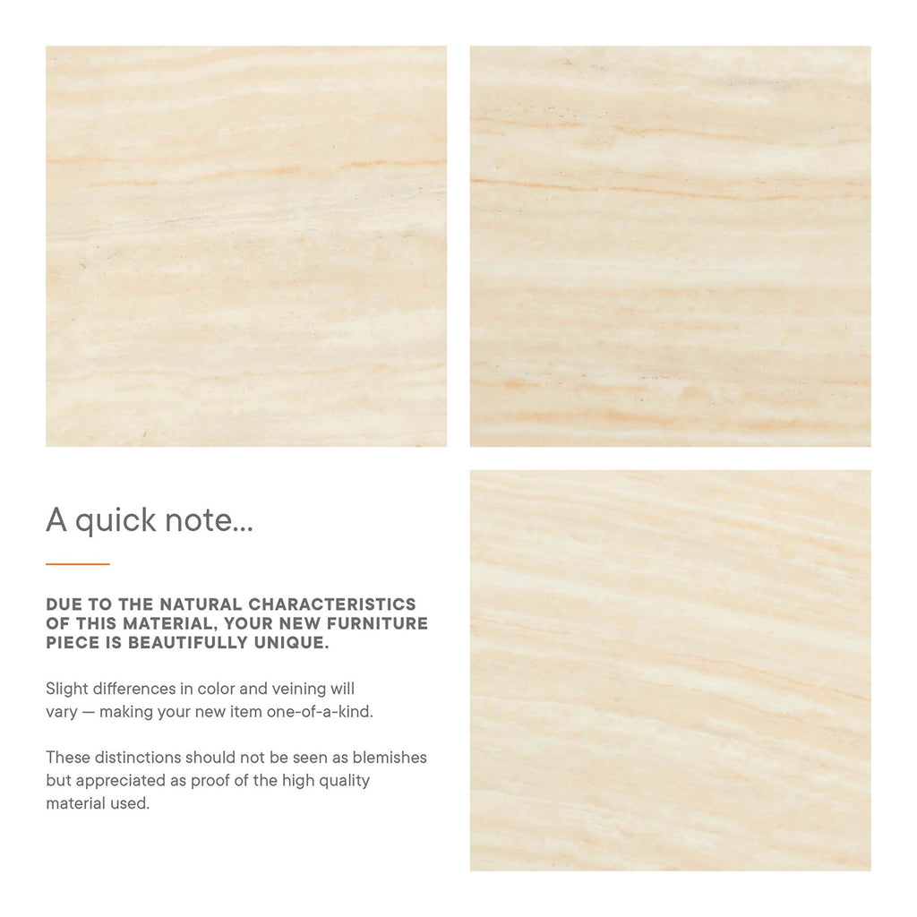 Lippa Round Faux Travertine Side Table by Modway