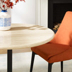 Lippa Round Faux Travertine Dining Table by Modway