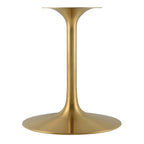 Lippa Oval Faux Travertine Dining Table by Modway