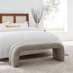Dax 50.5" Chenille Upholstered Accent Bench by Modway