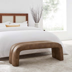 Dax 50.5" Vegan Leather Upholstered Accent Bench by Modway