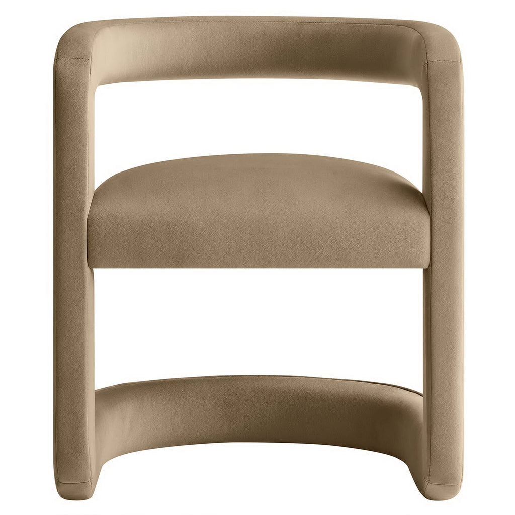 Winslow Performance Velvet Barrel Accent Chair by Modway