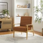 Jensen Vegan Leather Accent Chair by Modway