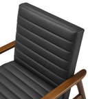 Jensen Vegan Leather Accent Chair by Modway