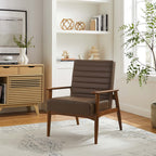 Jensen Vegan Leather Accent Chair by Modway
