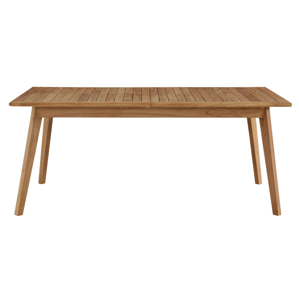 Vienna Outdoor Patio Teak Wood Extendable Dining Table by Modway