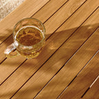 Vienna 34" Square Outdoor Patio Teak Wood Dining Table by Modway