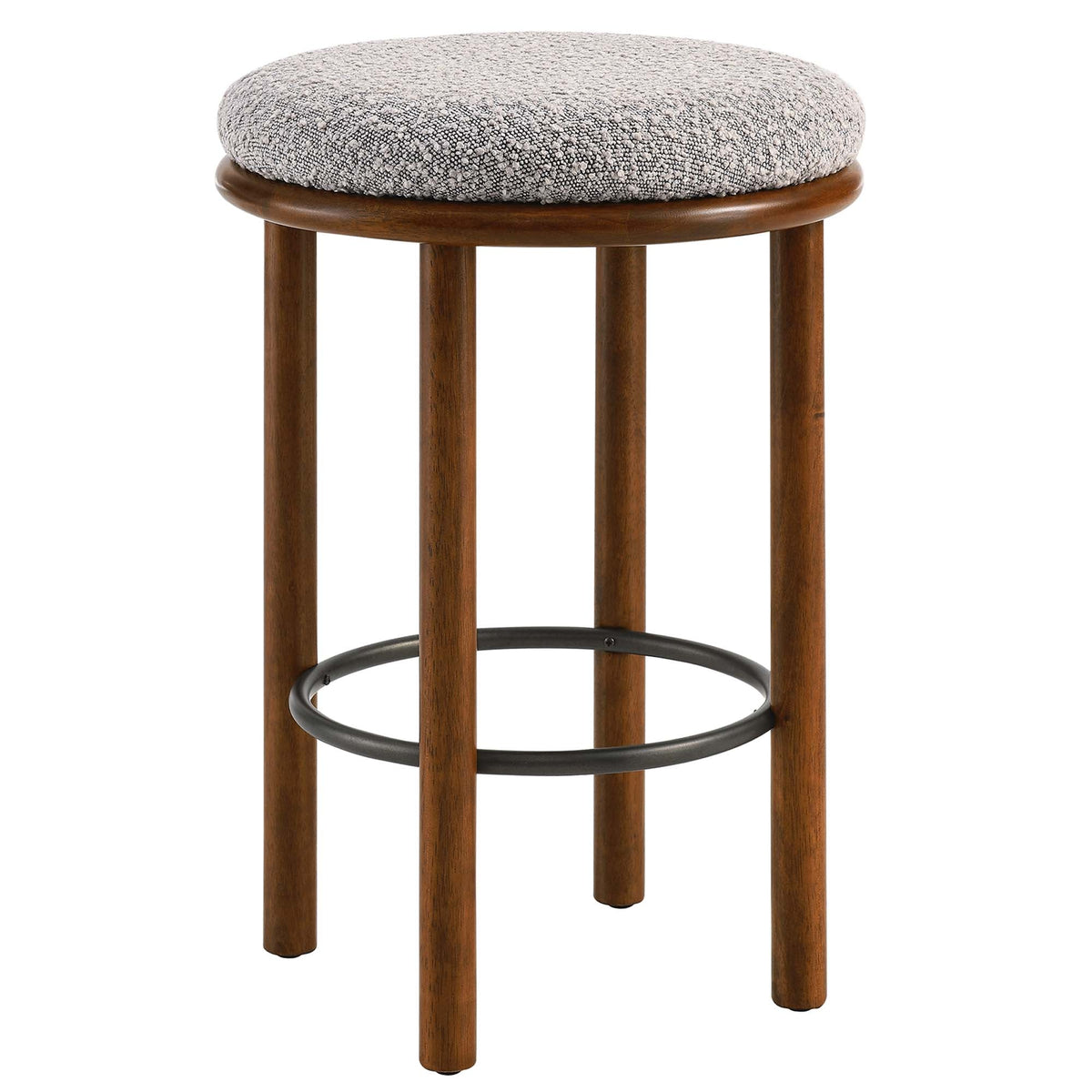 Fable Boucle Fabric Counter Stools Set of 2 by Modway