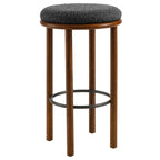 Fable Boucle Fabric Bar Stools Set of 2 by Modway