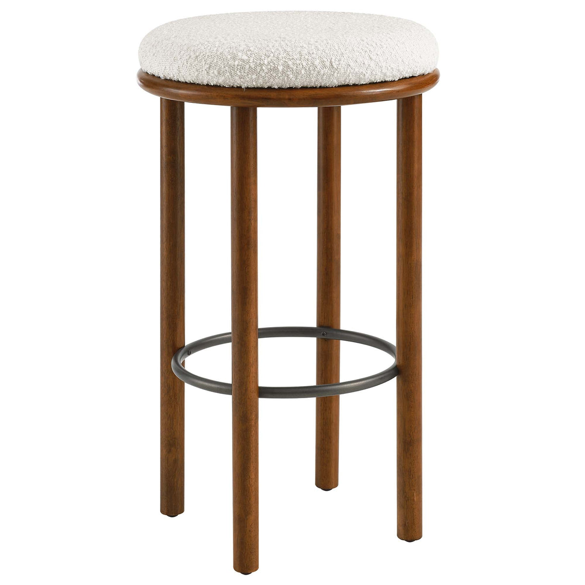 Fable Boucle Fabric Bar Stools Set of 2 by Modway