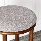 Fable Boucle Fabric Bar Stools Set of 2 by Modway