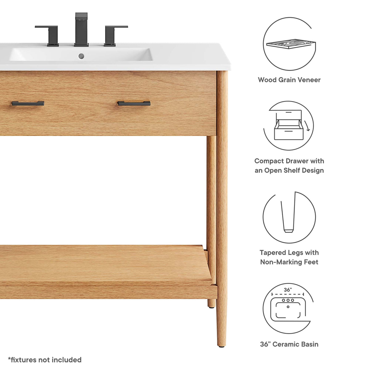 Zaire Bathroom Vanity by Modway
