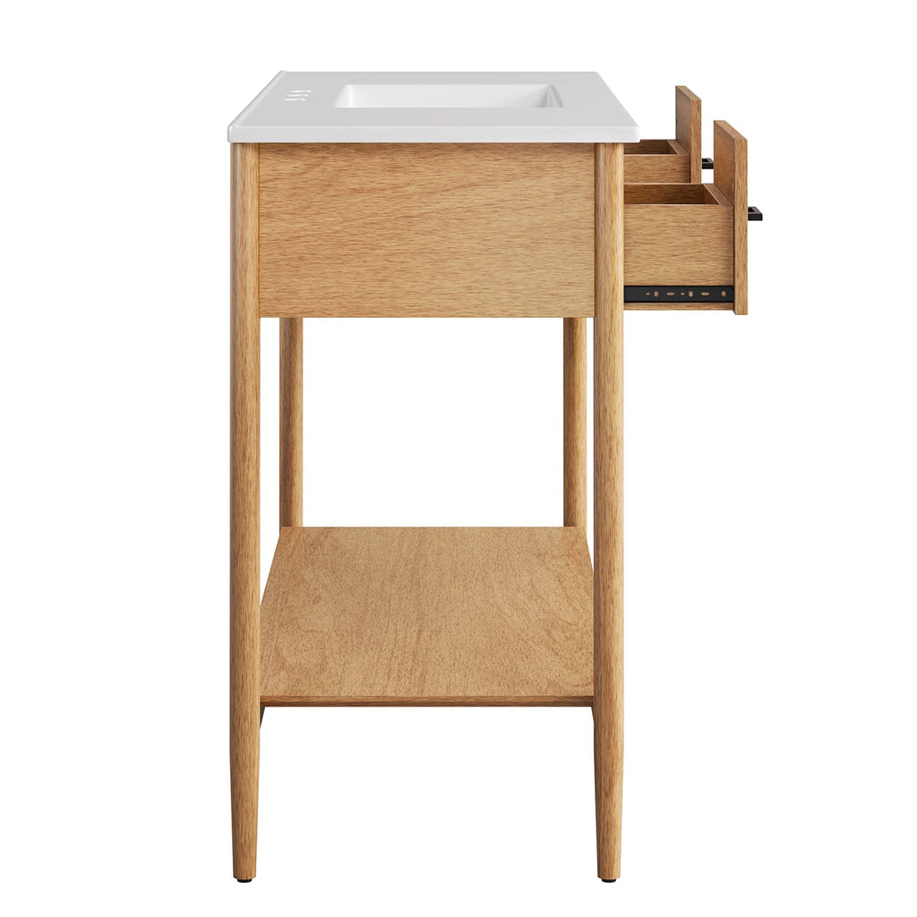 Zaire Single Sink Bathroom Vanity by Modway