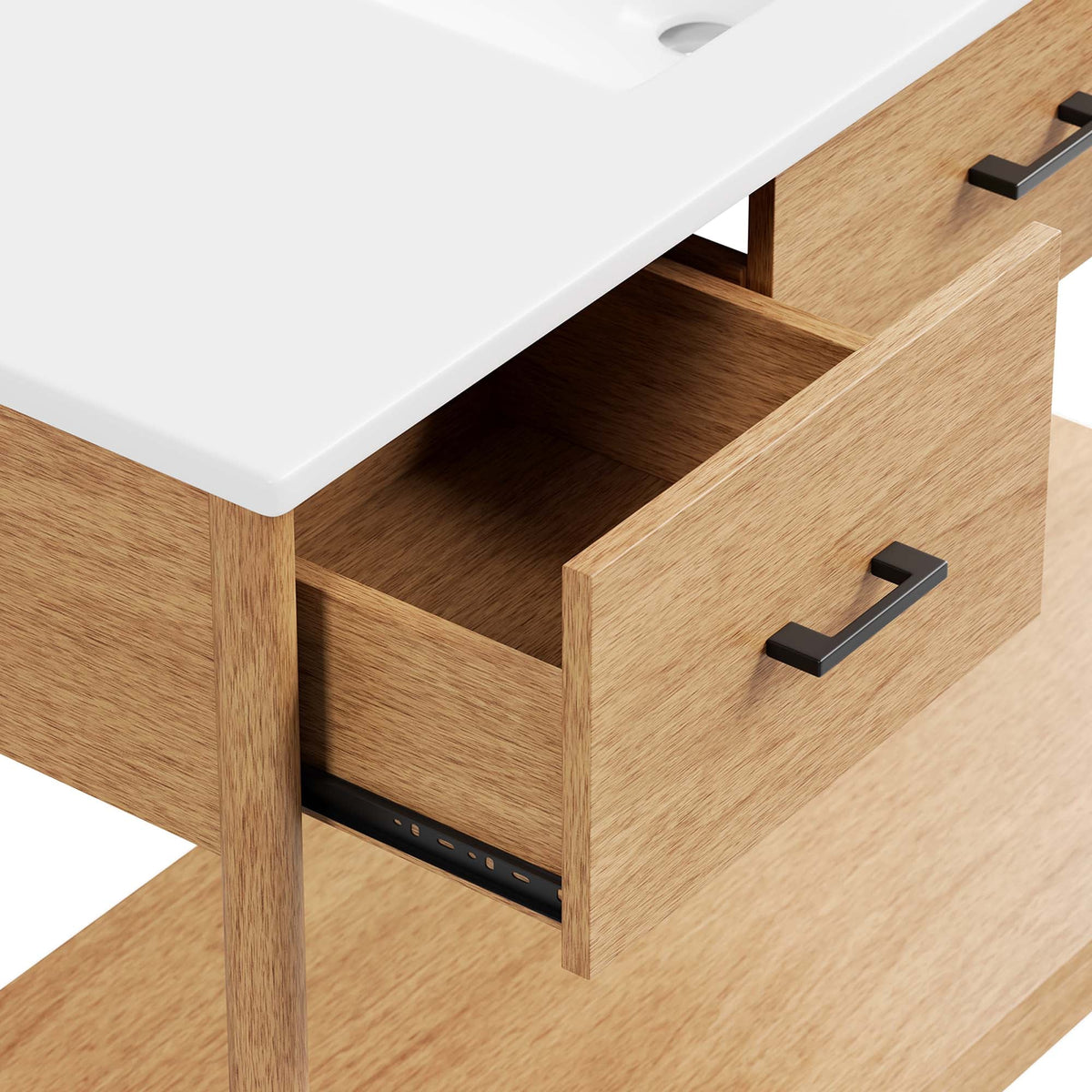Zaire Single Sink Bathroom Vanity by Modway