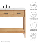 Zaire Single Sink Bathroom Vanity by Modway