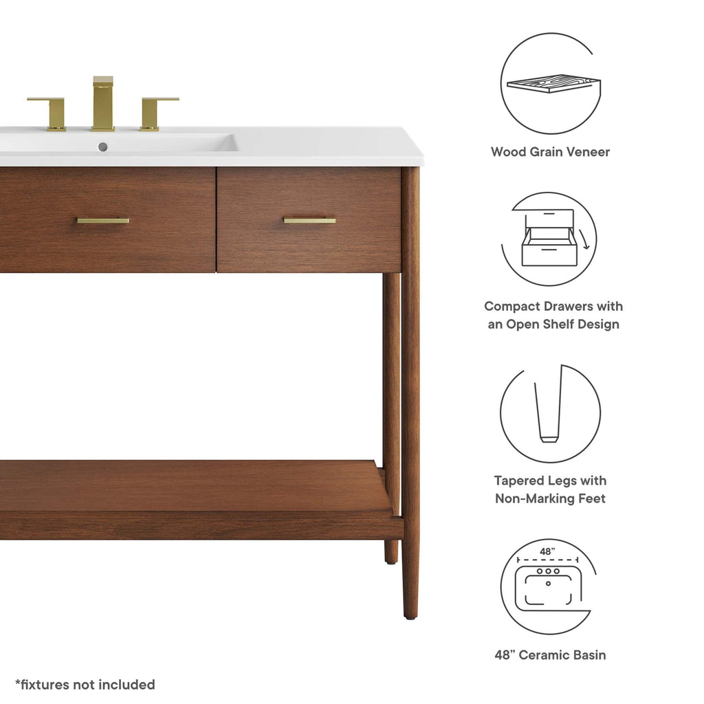 Zaire Single Sink Bathroom Vanity by Modway