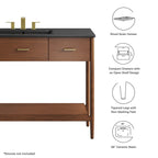 Zaire Single Sink Bathroom Vanity by Modway