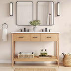 Zaire Double Sink Bathroom Vanity by Modway